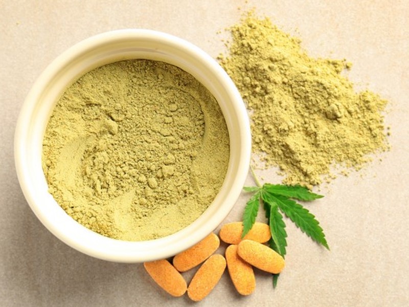 food supplements made of hemp